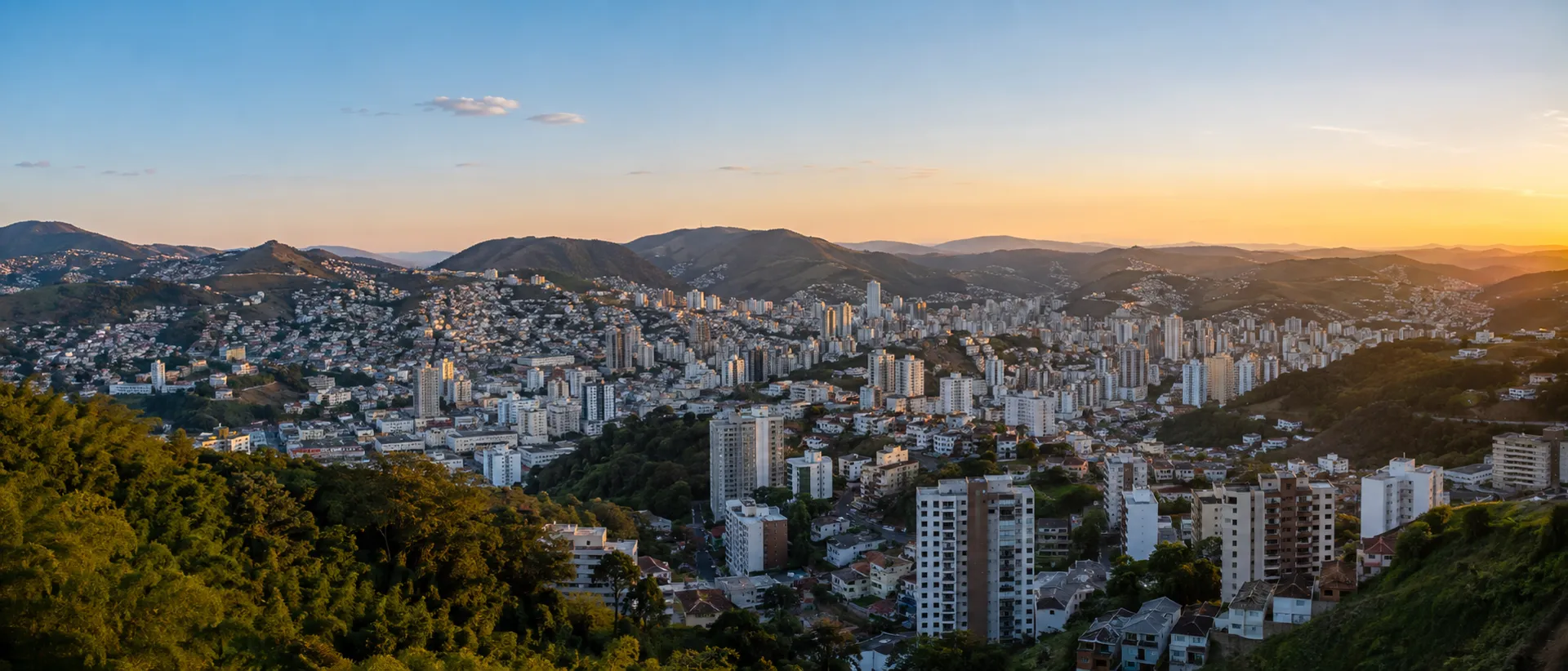 Vista panorâmica de Juiz de Fora